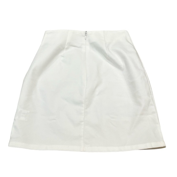 Tobi White Pleated Mini Skirt | Size XS - Picture 2 of 6